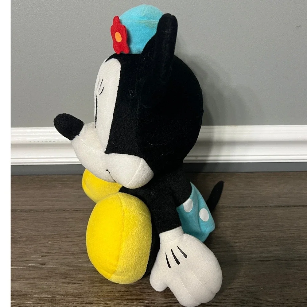 SEGA‎ Minnie Mouse Plush Doll Stuffed Animal Toy Blue Hat Flower Kids